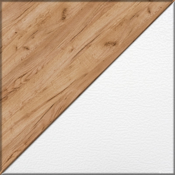 Лидер-8 Стол + Тумба МД 3.15 + Пенал МД 23Б, цвет белый шагрень/крафт золото, ШхГхВ 245х50/37,5х75/190 или 115х160/50х75/190 см., НЕ ун. сборка