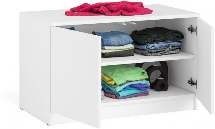 Мори Тумба/антресоль МА900.1, цвет белый, ШхГхВ 90,4х50,4х54,6 см., подходит для шкафа МШ900.1