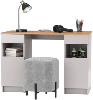 89.14 Прайм стол письменный кашемир / дуб золотой