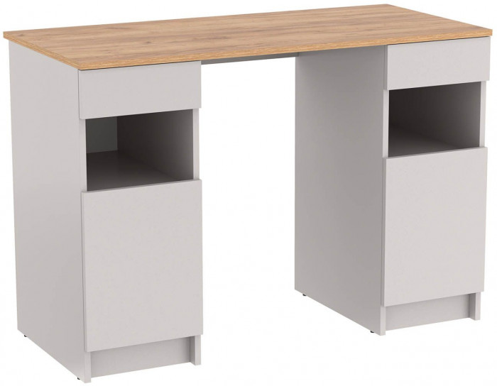 89.14 Прайм стол письменный кашемир / дуб золотой