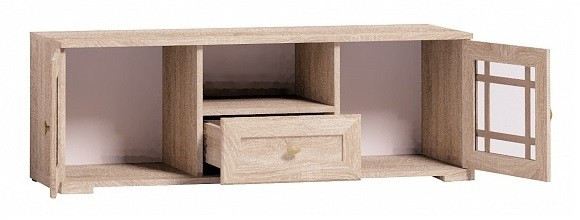 Тумба для ТВ длинная Sherlock 3, дуб сонома