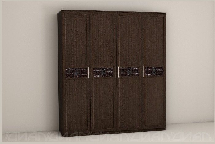 Кэт-4 Шкаф 4 створки, венге (Венге)
