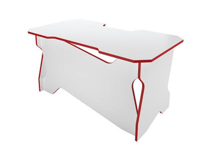 Игровой компьютерный стол RVG Белый/Красный 120