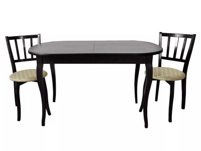 Обеденная группа СО-13/С-32 черный/бежевый