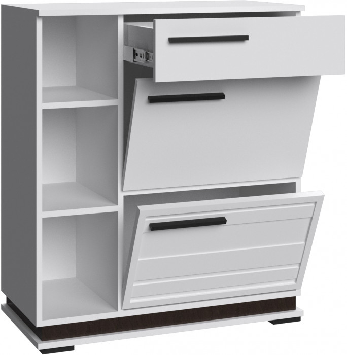 Модена Тумба МТ-32 белый/венге