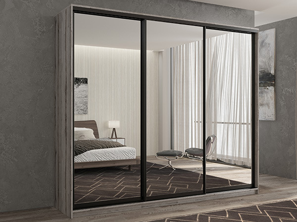 Шкаф-купе Кааппи 1 Эвок Окаменелый 220х60х230 см