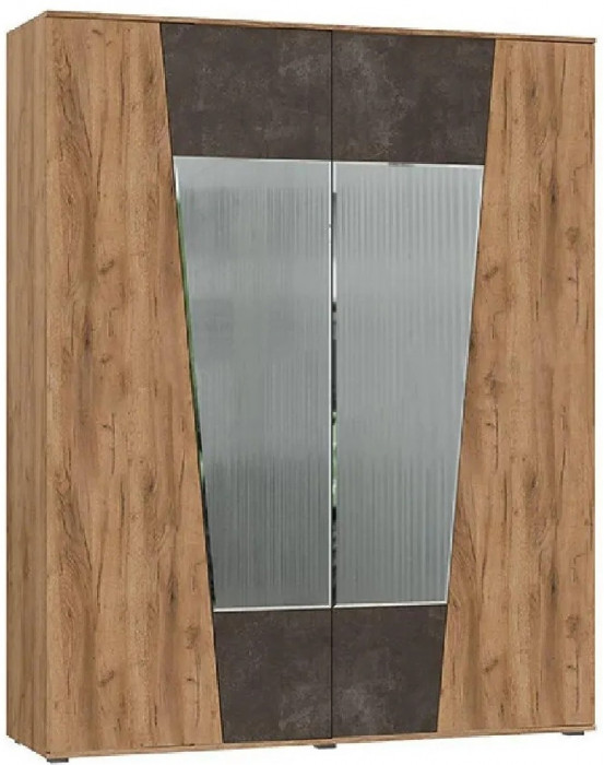 Модульная спальня Соренто (Дуб Крафт / Бетон)