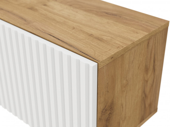 Тумба Байкал, Дуб золотой, Белый матовый