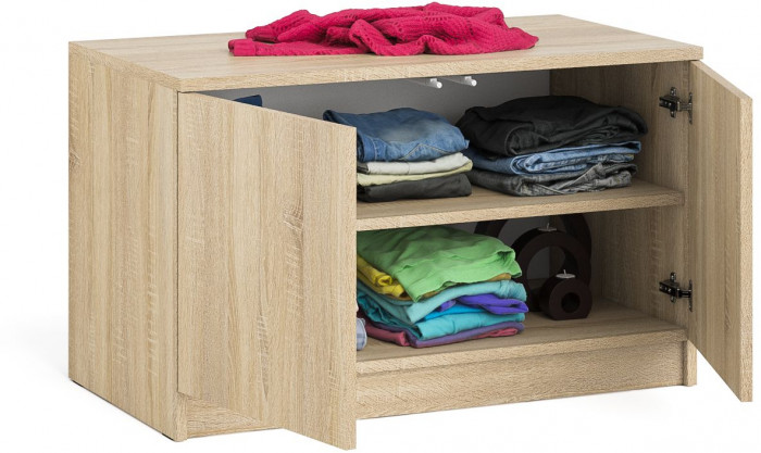 Мори Тумба/антресоль МА900.1, цвет дуб сонома, ШхГхВ 90,4х50,4х54,6 см., подходит для шкафа МШ900.1