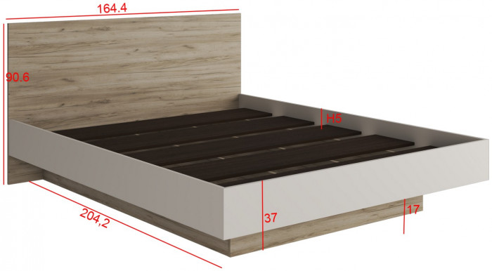 Модульная спальня БОХО, композиция 2