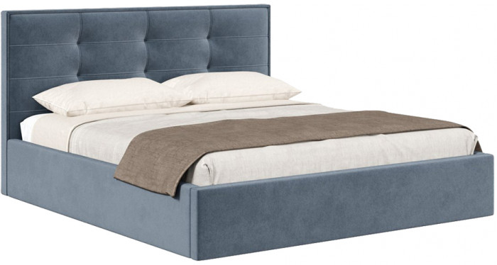 Кровать с подъёмным механизмом 1800 Римини, темно-серый 017