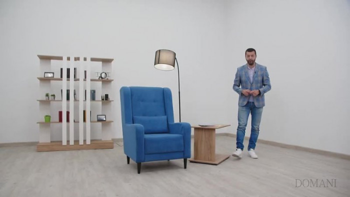 Кресло Корк экокожа черный