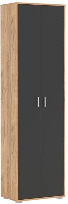 Антре шкаф 65.07 Дуб золотой / Диамант серый