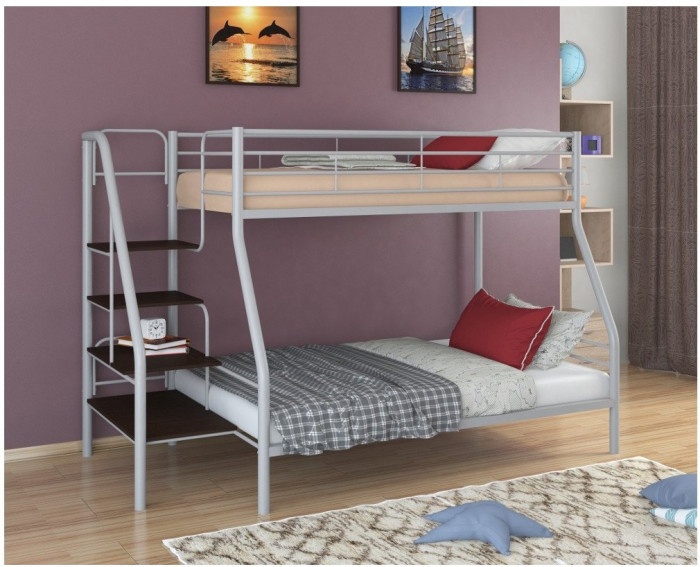 Двухъярусная кровать Толедо-1 (Серый)