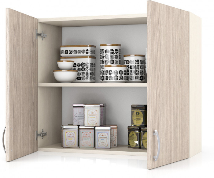 Кухня Мери ШВ800 Шкаф 80 см., дуб/ясень шимо светлый