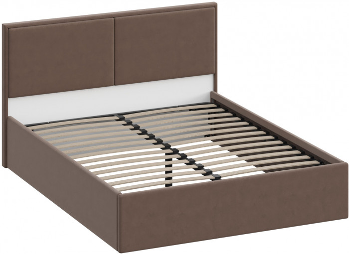 Кровать 120 с ортопед. основанием КР-430-М-12, Микровелюр Zeekr-11