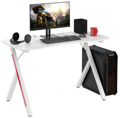 Игровой стол Мебель--24 GT-2310, цвет белый, ШхГхВ 120х60х73 см., столешница МДФ 15 мм.(регулировка высоты: 72,5 - 73,5 см.), макс. нагрузка 100  кг.