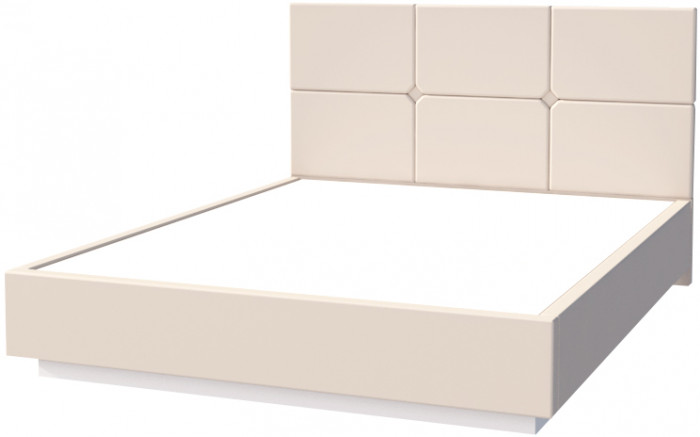 Кровать "Соната" арт.004 с настилом ЛДСП, 140х200 -  Alysia 003