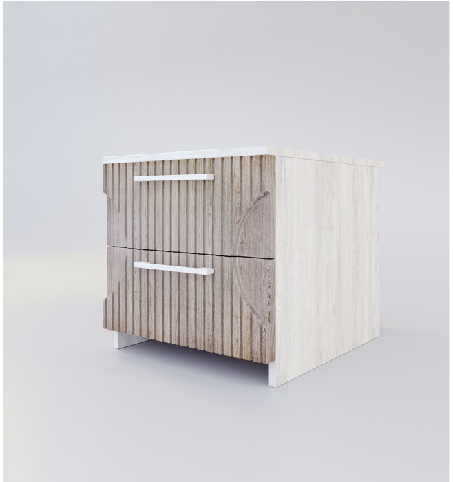 Модульная спальня "Монтале" - Бетон пайн светлый/Астана роузвуд