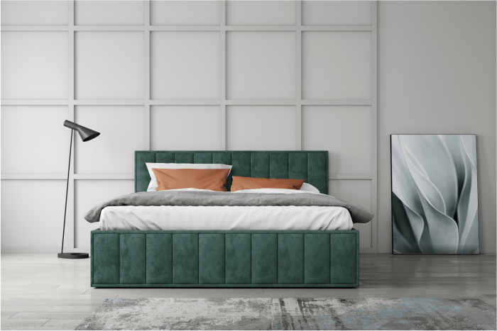 Кровать Лана 140, Зеленый софт