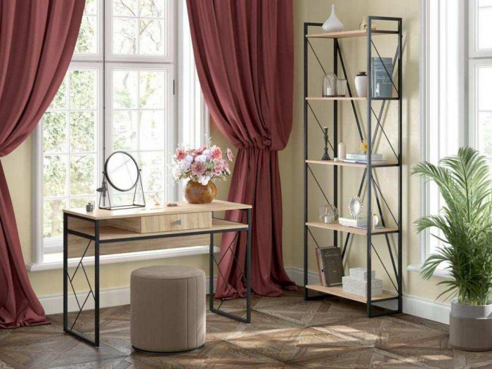 Набор Мебели Скарлетт 940 Дуб Сонома/Черный