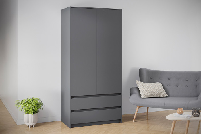 Шкаф Айден ШК06-900, Графит серый