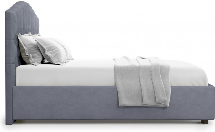 Кровать Lugano 160 с подъемным механизмом, Velutto 32