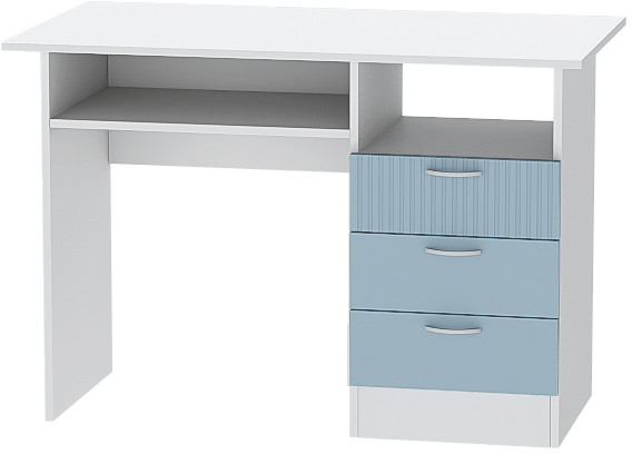 Детская комната Бриз МДФ, набор 6, Белый/Антарктида (Полосы)