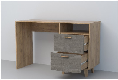 Эго Стол Ст-3 НГ (Камень Темный/Дуб Крафт Золотой)