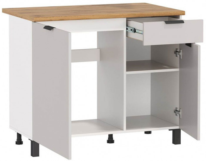 Венера стол 1000 Белый/Кашемир