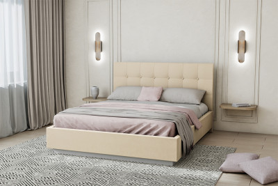 Кровать "Квадрат" арт.004 с настилом ЛДСП, 160х200 - Alysia 003