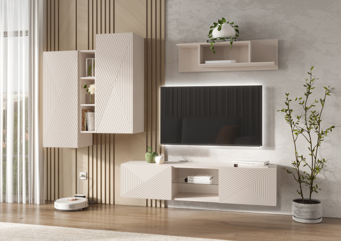 Флэш Модульная Гостиная, вариант №1, Кашемир/Кашемир