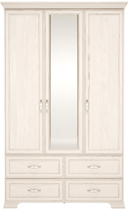 Шкаф для одежды 3-х дверный с зеркалом Венеция 01