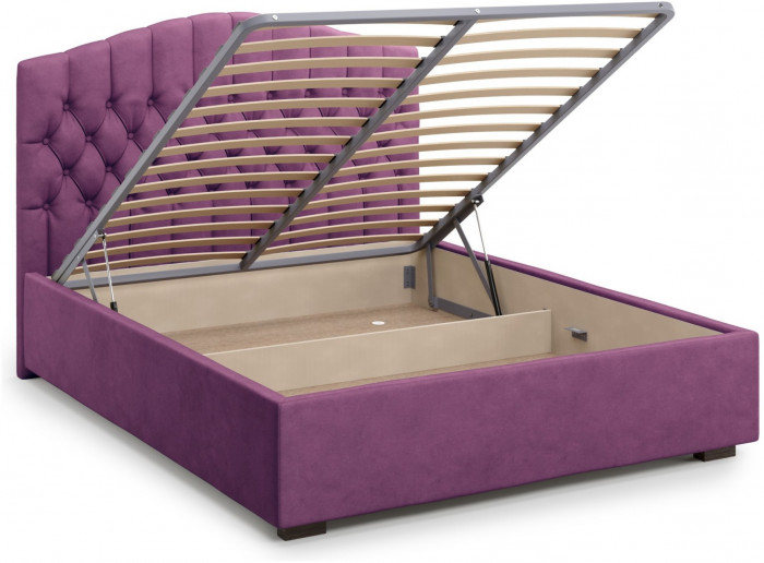 Кровать Lugano 180 с подъемным механизмом, Velutto 15