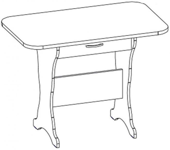 Стол-тумба СТ-04 Орех Экко