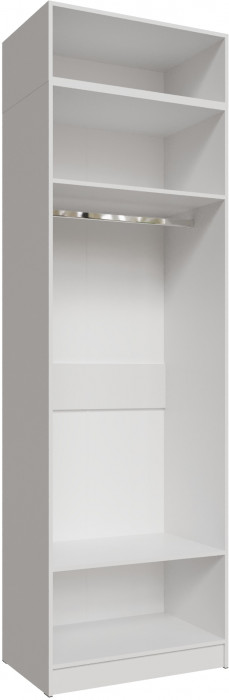 Шкаф Мадрид, композиция 16, Белый/Ателье светлое