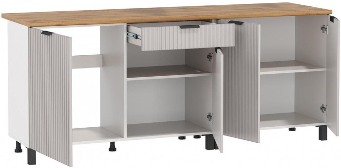 Венера стол 2000 МДФ Кашемир фрезерованный