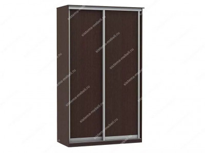 Шкаф купе Модерн 1190х600 2-х дверный 2-х секционный глухой венге