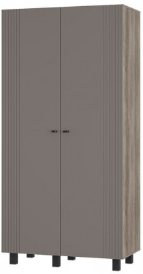 "Олива" ШК-03 Шкаф 2-х створчатый Дуб каньон/MF14 Муссон софт