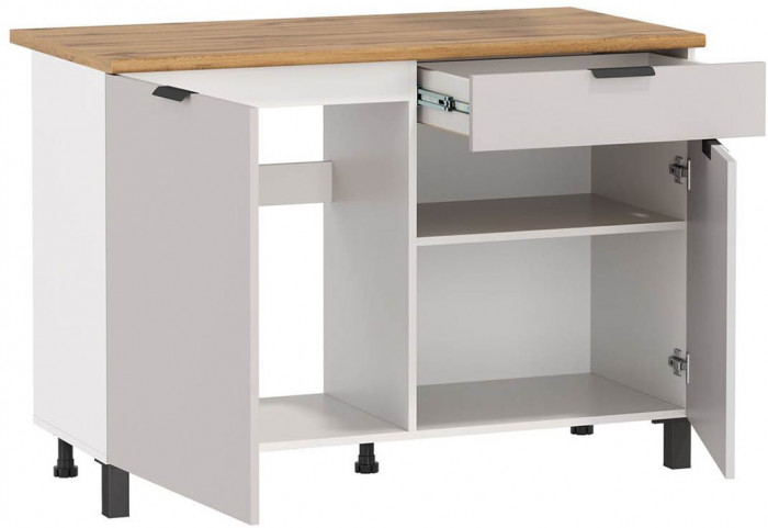 Венера стол 1200 Белый/Кашемир