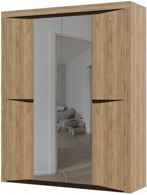 Спальня &quot;Паола&quot; ШК 703 (1780х2200х532 мм) дуб крафт золото