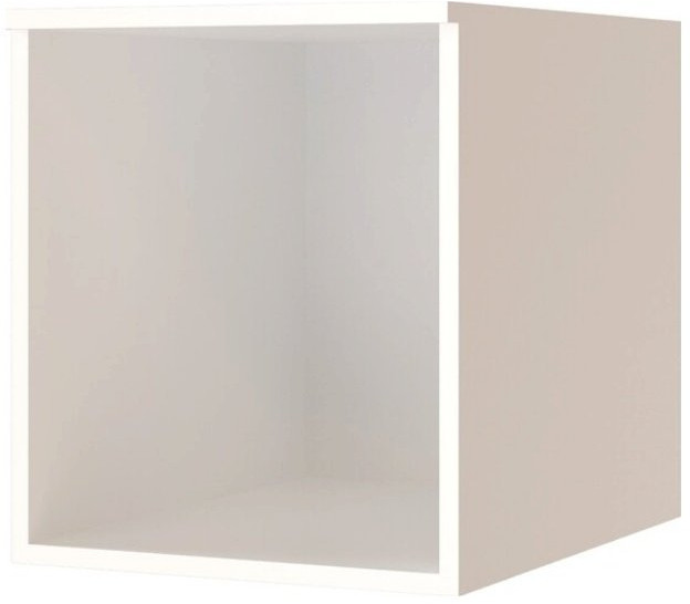 Лагуна Антресоль для шкафа 400 белый/дуб юкон