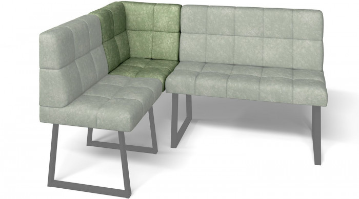 Кухонный диван Реал МУ 590 Мохито/Черный муар