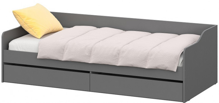 Кровать детская с основанием КР 2, Графит серый