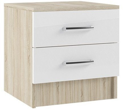 Модульная спальня Софи, композиция 3, Белый глянец/Дуб Сонома