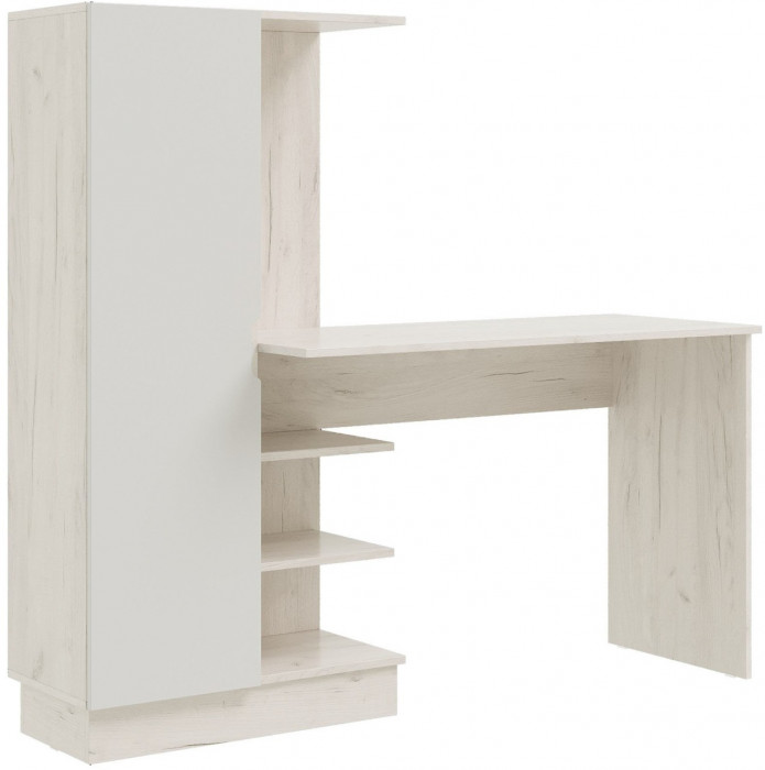 Модульная детская Юниор-4, композиция 2 (Шарли белый, Крафт белый)