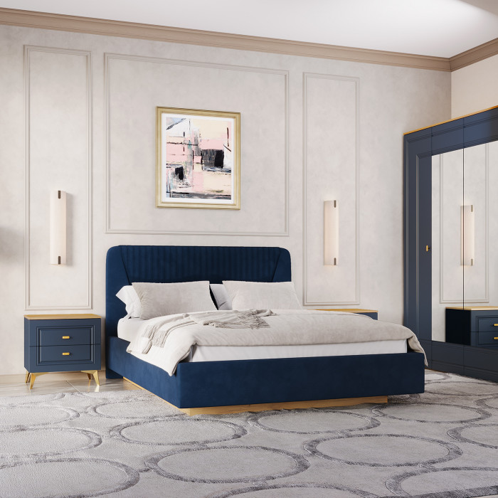 Кровать-11М с подъемным основанием 1800 Вега Сапфир