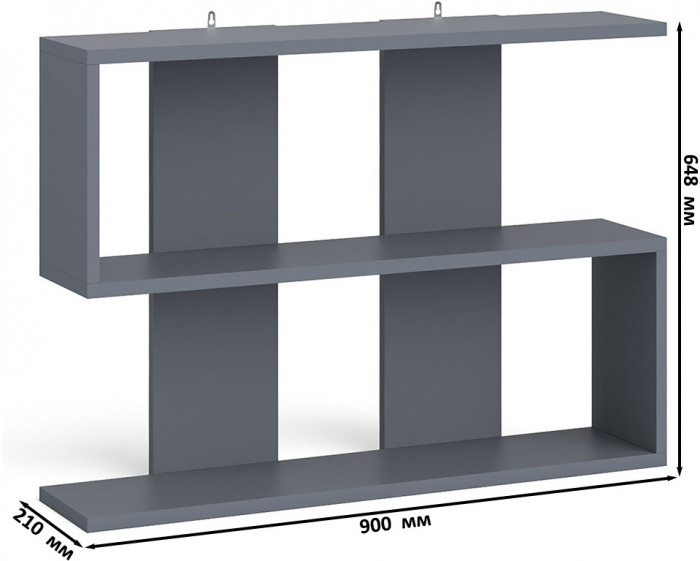 Мори компьютерный стол МС-1 левый + Комод МК1200.10 + Полка 900, графит/белый