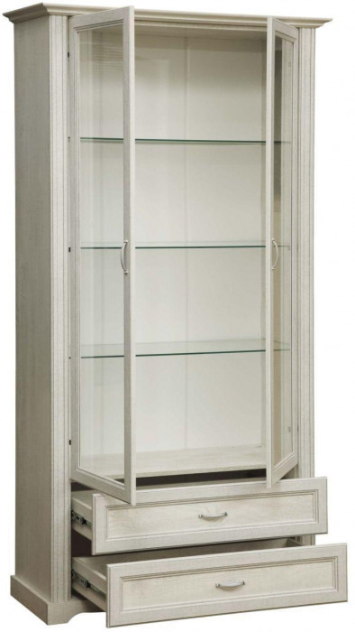 Гостиная Сохо комплектация 2 бетон белый/бетон патина