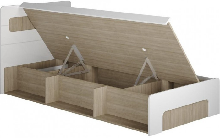 Кровать Палермо-3_Ю КР-001 с подъемным механизмом 90х200